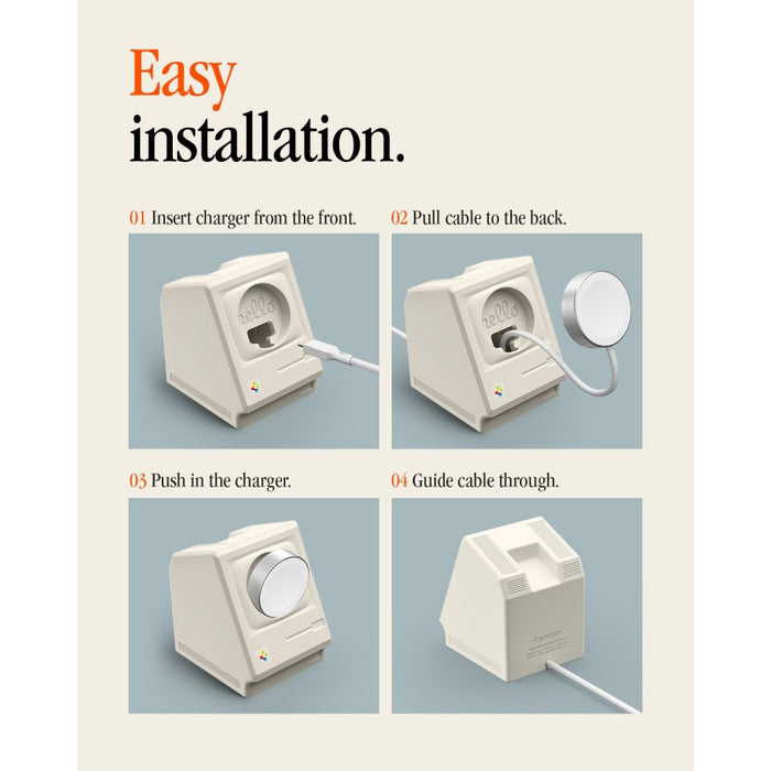 Поставка за Apple Watch Spigen Classic LS - бежова