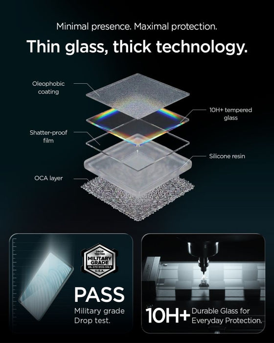 Закалено стъкло Spigen ALM Glas.tR T за iPad Air 11" 2024 / 2025 / 2026