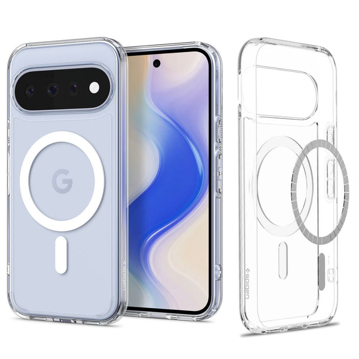 Spigen Ultra Hybrid Mag MagSafe калъф за Google Pixel 11 - прозрачен и бял