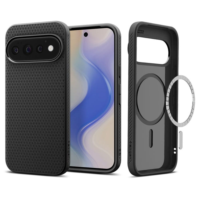 Калъф Spigen Liquid Air Mag MagSafe за Google Pixel 11 Pro - матово черен