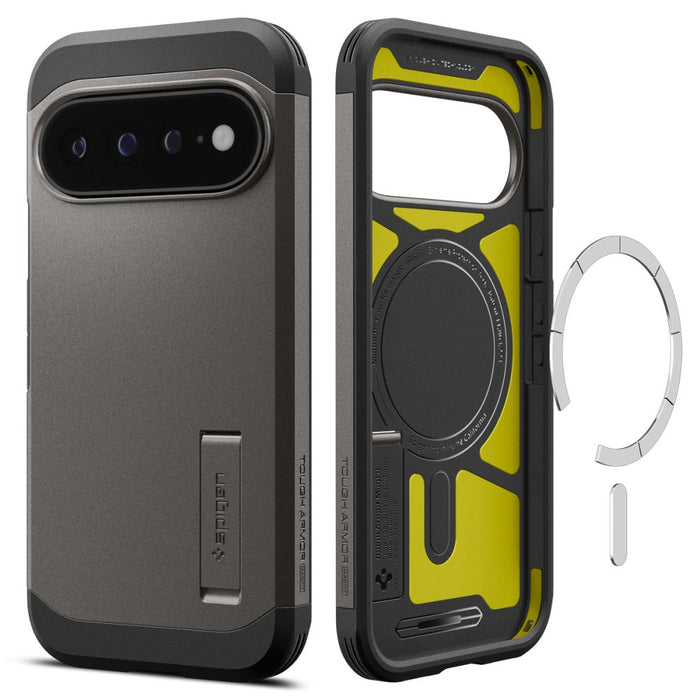 Калъф Spigen Tough Armor Mag MagSafe за Google Pixel 11 Pro XL - тъмносив