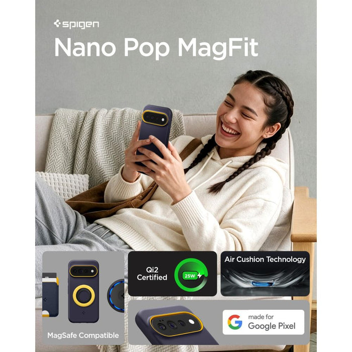 Калъф Spigen Nano Pop MagSafe за Google Pixel 11 Pro XL - тъмносин