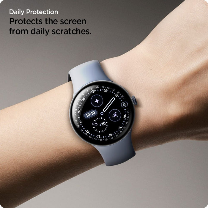 Spigen Elite Shield EZ Fit хидрогелно фолио за Google Pixel Watch 45 мм, комплект от 2 броя