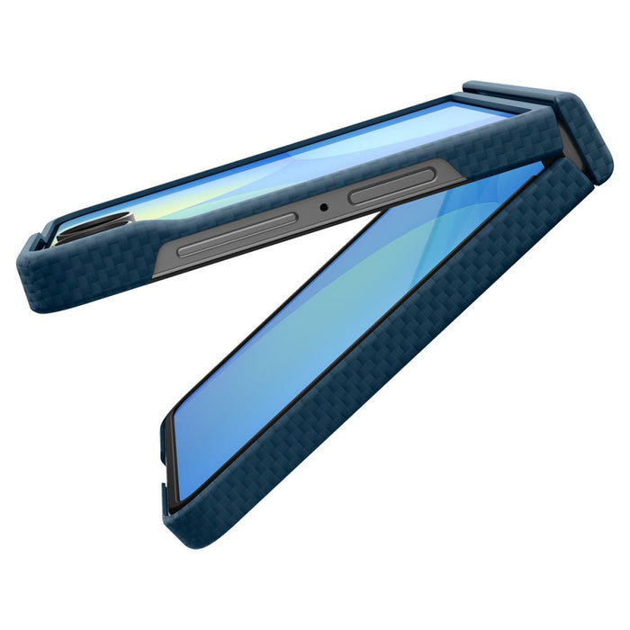 Калъф Spigen AirSkin Aramid MagFit MagSafe за Samsung Galaxy Z Flip 8 - тъмносин