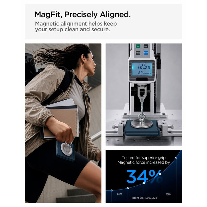 Калъф Spigen AirSkin Aramid MagFit MagSafe за Samsung Galaxy Z Flip 8 - тъмносин