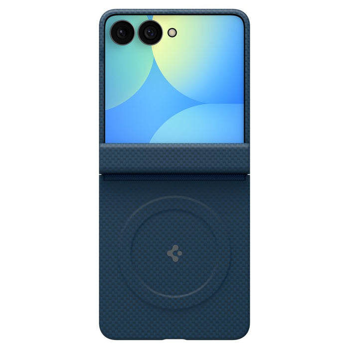 Калъф Spigen AirSkin Aramid MagFit MagSafe за Samsung Galaxy Z Flip 8 - тъмносин
