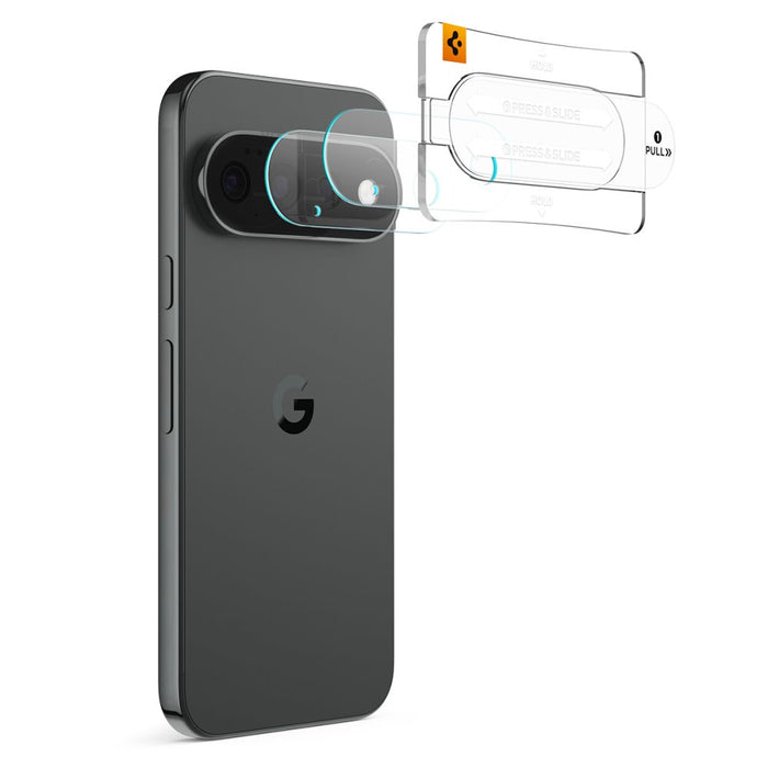 Протектор за екран Spigen Optik Pro HD от закалено стъкло за Google Pixel 11, 2 броя