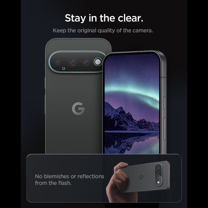 Протектор за екран Spigen Optik Pro HD от закалено стъкло за Google Pixel 11 Pro XL, 2 броя