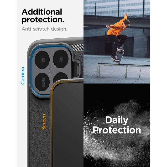 Калъф Spigen Rugged Armor за Xiaomi 17T - матово черен
