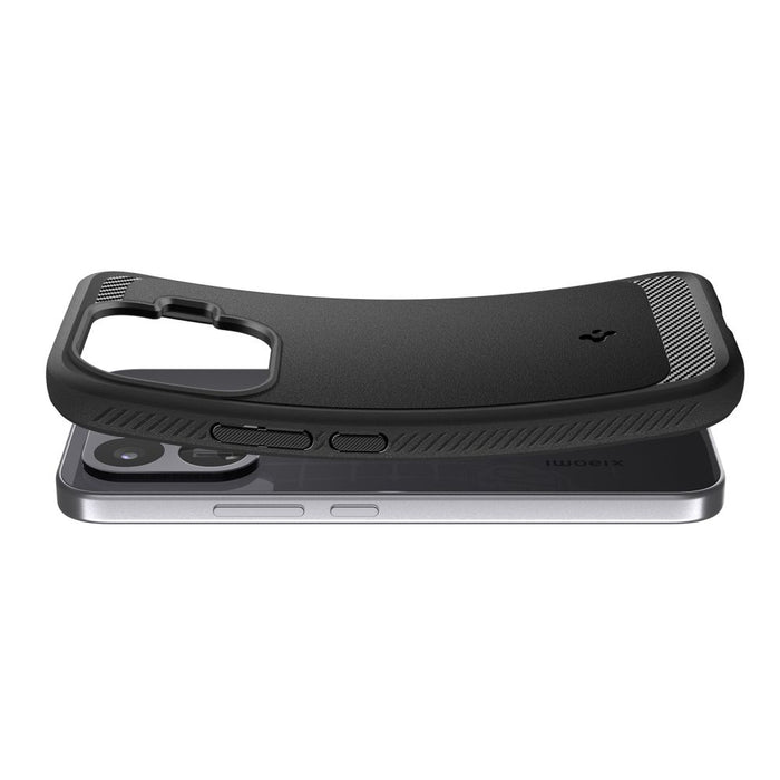 Кейс Spigen Rugged Armor за Xiaomi 17T Pro - матово черен