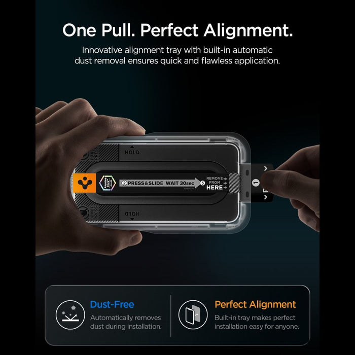 Закалено стъклено фолио Spigen Glas.tR EZ Fit Pro AC за Samsung Galaxy S26 FE