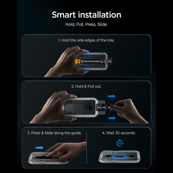 Закалено стъклено фолио Spigen Glas.tR EZ Fit Pro AC за Samsung Galaxy S26 FE