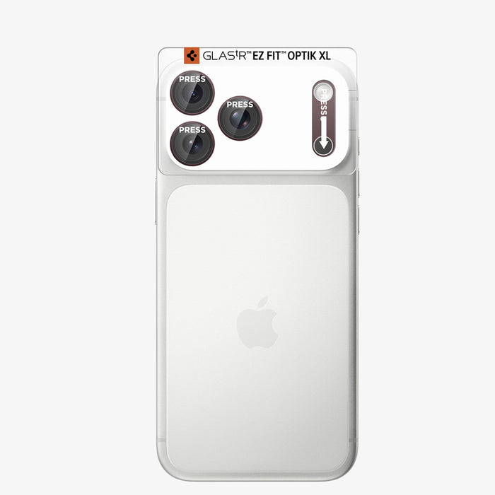 Стъклен протектор Spigen Optik Pro XL GLAS.TR EZ FIT за iPhone 18 Pro - цвят тъмна череша