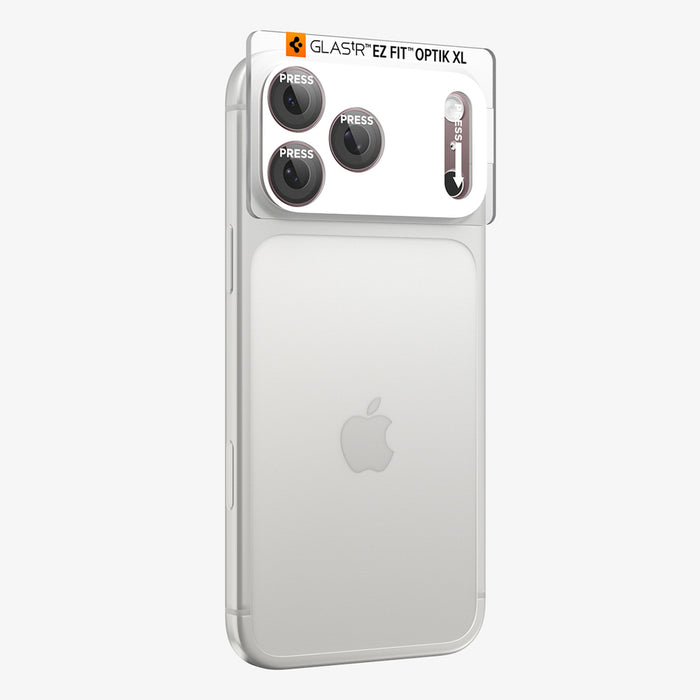 Стъклен протектор Spigen Optik Pro XL GLAS.TR EZ FIT за iPhone 18 Pro - цвят тъмна череша