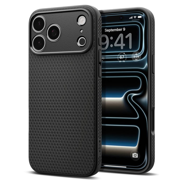 Калъф Spigen Liquid Air за iPhone 18 Pro Max / 17 Pro Max - матово черен