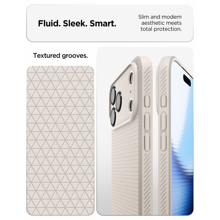 Калъф Spigen Liquid Air за iPhone 18 Pro Max / 17 Pro Max - титанов