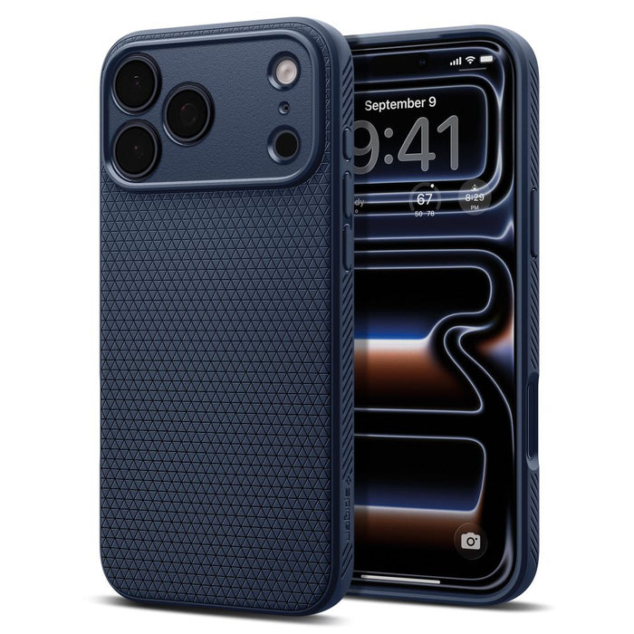 Калъф Spigen Liquid Air за iPhone 18 Pro Max / 17 Pro Max - тъмносин