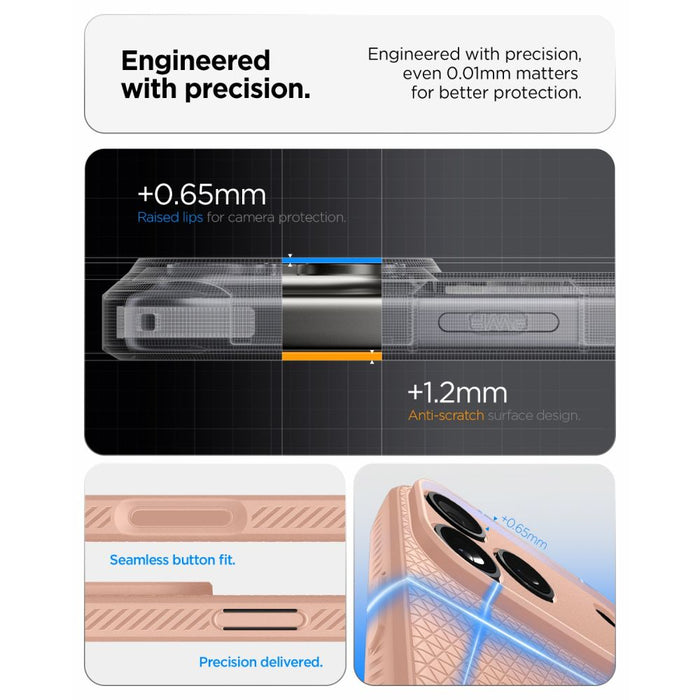 Калъф Spigen Liquid Air за iPhone 18 Pro Max / 17 Pro Max - розов