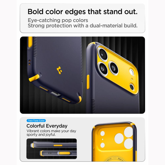 Калъф Spigen Nano Pop MagSafe за iPhone 18 Pro / 17 Pro - син
