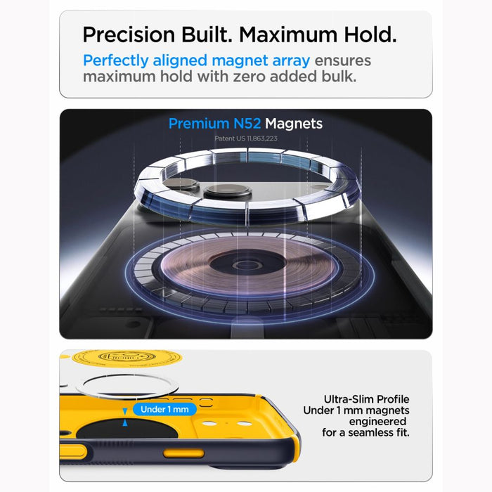 Калъф Spigen Nano Pop MagSafe за iPhone 18 Pro / 17 Pro - син