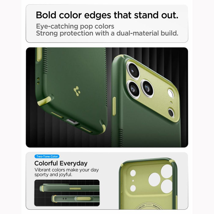 Калъф Spigen Nano Pop MagSafe за iPhone 18 Pro Max / 17 Pro Max - зелен