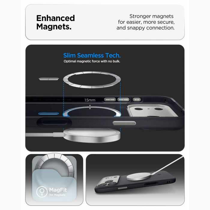 Калъф Spigen Nano Pop MagSafe за iPhone 18 Pro / 17 Pro - черен