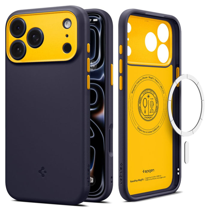 Калъф Spigen Nano Pop MagSafe за iPhone 18 Pro Max / 17 Pro Max - син