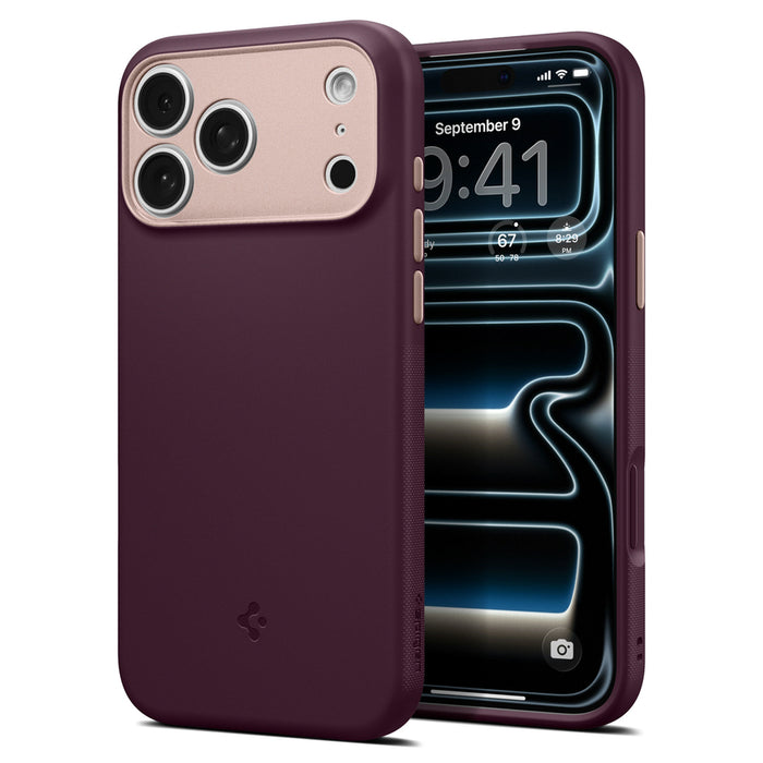 Калъф Spigen Nano Pop MagSafe за iPhone 18 Pro Max / 17 Pro Max - тъмно черешов
