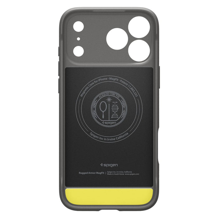 Калъф Spigen Rugged Armor MagSafe за iPhone 18 Pro Max / 17 Pro Max - сив