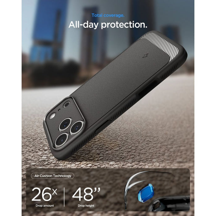 Калъф Spigen Rugged Armor MagSafe за iPhone 18 Pro Max / 17 Pro Max - сив