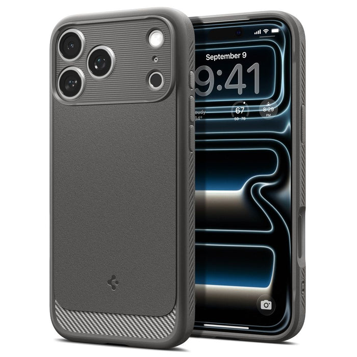 Калъф Spigen Rugged Armor MagSafe за iPhone 18 Pro Max / 17 Pro Max - сив