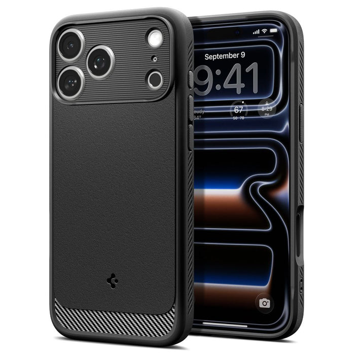Калъф Spigen Rugged Armor MagSafe за iPhone 18 Pro Max / 17 Pro Max - матово черен