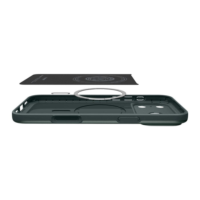 Калъф Spigen Thin Fit MagSafe за iPhone 18 Pro / 17 Pro - зелен