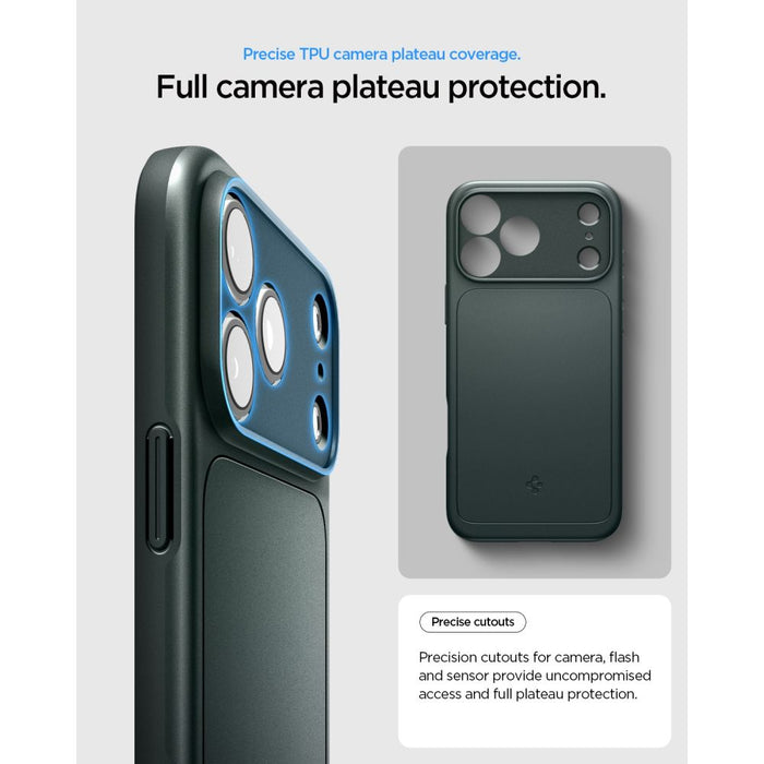 Калъф Spigen Thin Fit MagSafe за iPhone 18 Pro / 17 Pro - зелен