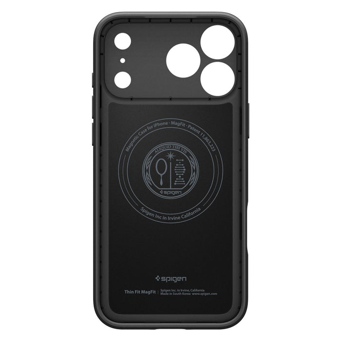Калъф Spigen Thin Fit MagSafe за iPhone 18 Pro / 17 Pro - черен