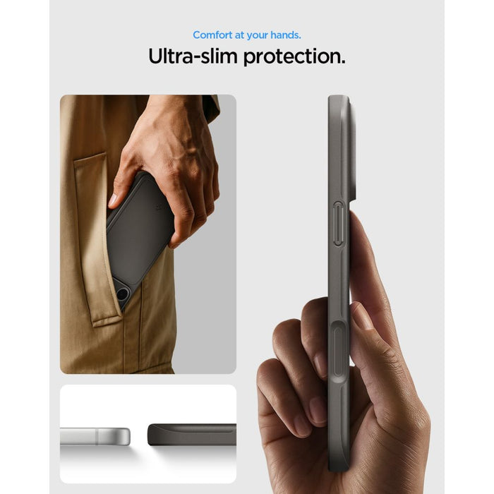 Калъф Spigen Thin Fit MagSafe за iPhone 18 Pro / 17 Pro - черен