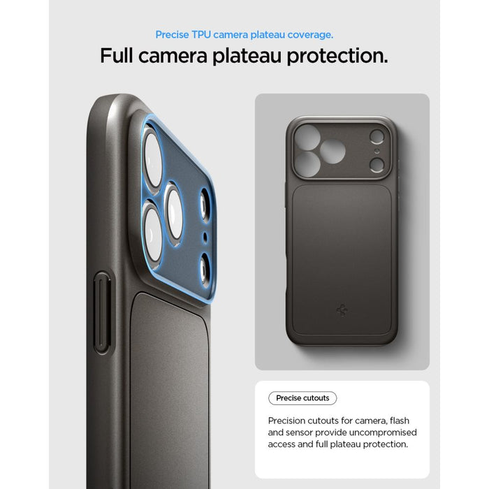 Калъф Spigen Thin Fit MagSafe за iPhone 18 Pro / 17 Pro - черен