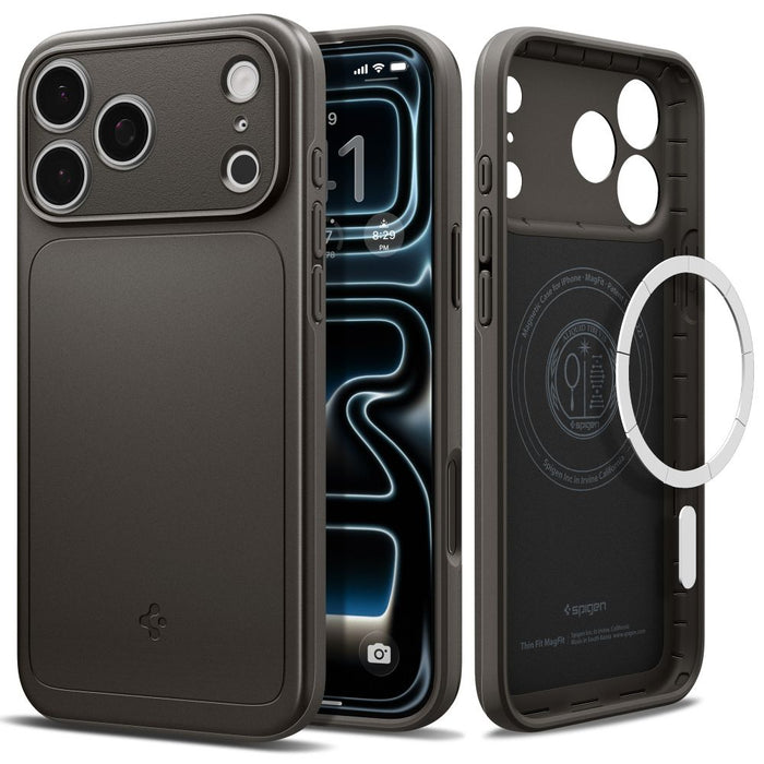 Калъф Spigen Thin Fit MagSafe за iPhone 18 Pro / 17 Pro - черен
