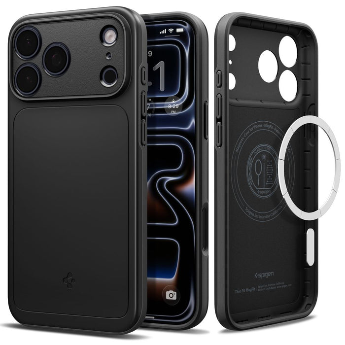 Калъф Spigen Thin Fit MagSafe за iPhone 18 Pro Max / 17 Pro Max - черен