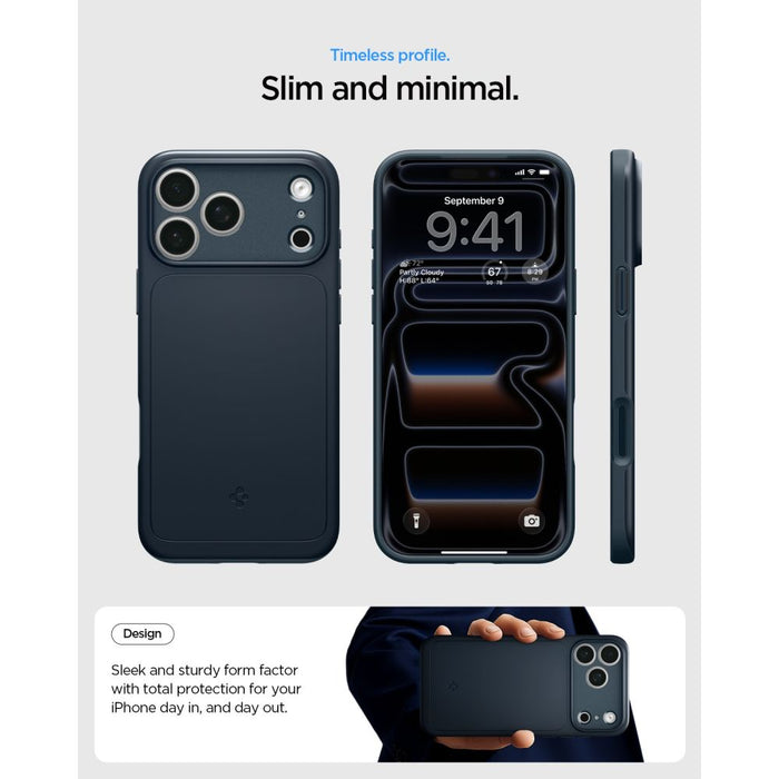 Калъф Spigen Thin Fit MagSafe за iPhone 18 Pro Max / 17 Pro Max - сив