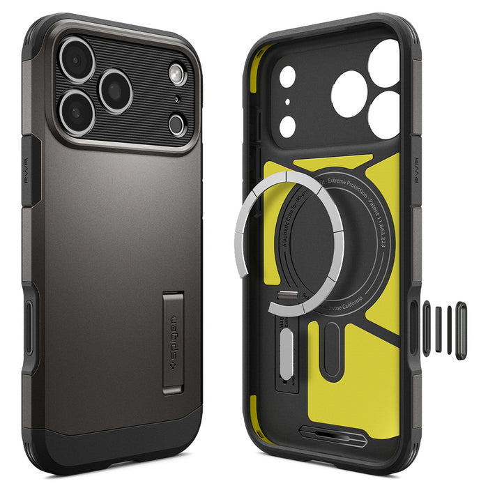 Калъф Spigen Tough Armor MagSafe за iPhone 18 Pro / 17 Pro - черен