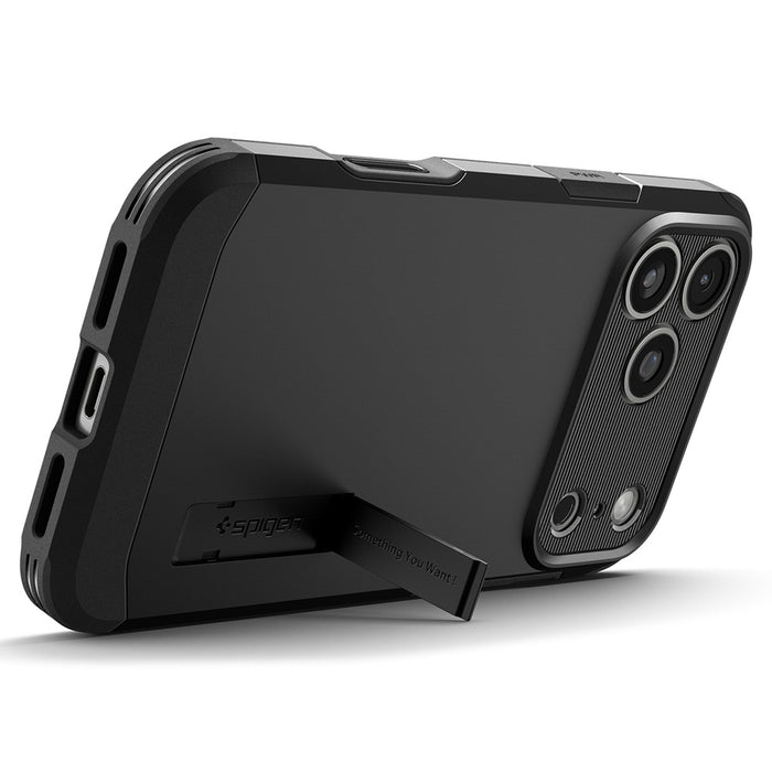 Калъф Spigen Tough Armor за iPhone 18 Pro Max / 17 Pro Max - черен