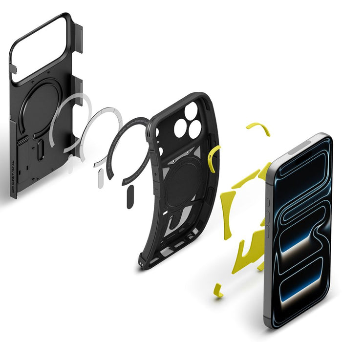 Калъф Spigen Tough Armor за iPhone 18 Pro Max / 17 Pro Max - черен