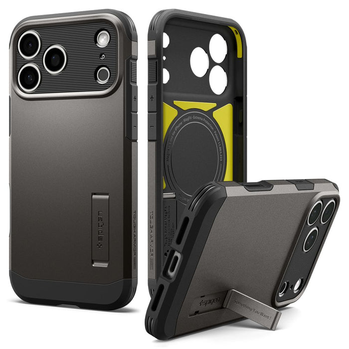 Калъф Spigen Tough Armor за iPhone 18 Pro Max / 17 Pro Max - черен