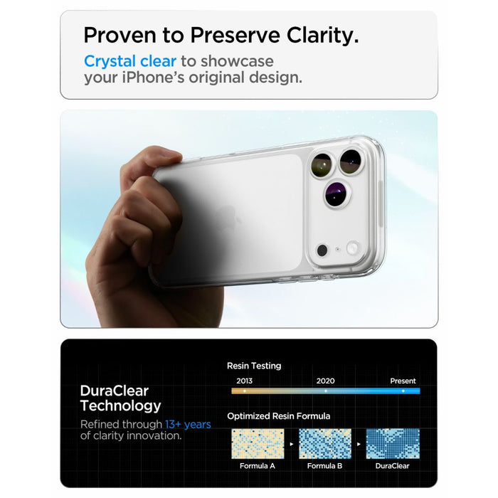 Spigen Ultra Hybrid калъф за iPhone 18 Pro Max / 17 Pro Max - прозрачен