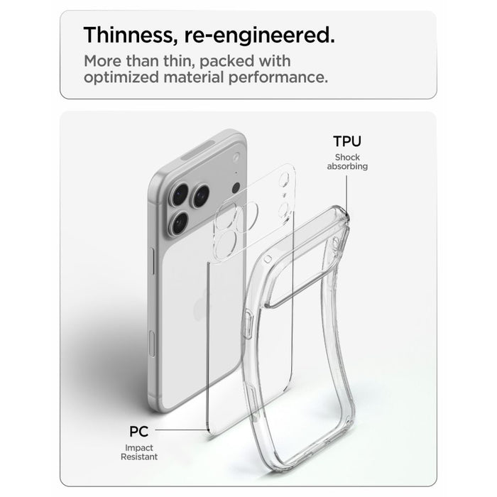 Spigen Ultra Hybrid калъф за iPhone 18 Pro Max / 17 Pro Max - прозрачен