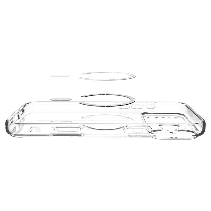 Spigen Ultra Hybrid MagSafe калъф за iPhone 18 Pro / 17 Pro - прозрачен и бял