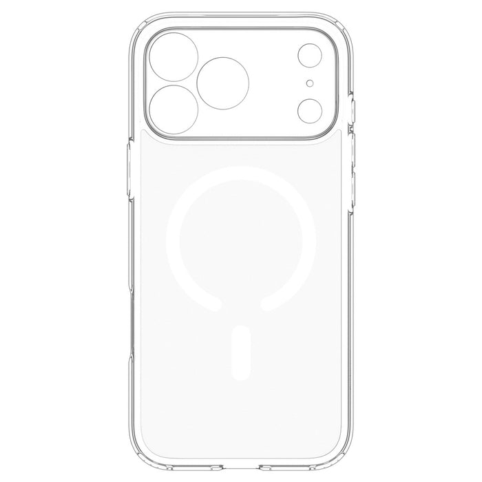 Spigen Ultra Hybrid MagSafe калъф за iPhone 18 Pro / 17 Pro - прозрачен и бял