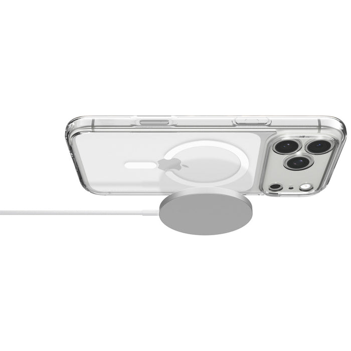 Spigen Ultra Hybrid MagSafe калъф за iPhone 18 Pro / 17 Pro - прозрачен и бял