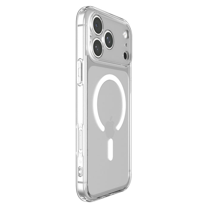 Spigen Ultra Hybrid MagSafe калъф за iPhone 18 Pro / 17 Pro - прозрачен и бял